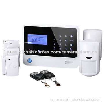 Russian/Spanish Voice Prompt GSM Alarm w/ APP Remote Control,99 Wireless Defense Zones,Relay Output